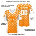 customized tennessee volunteers stacked rectangle orange jersey best selling