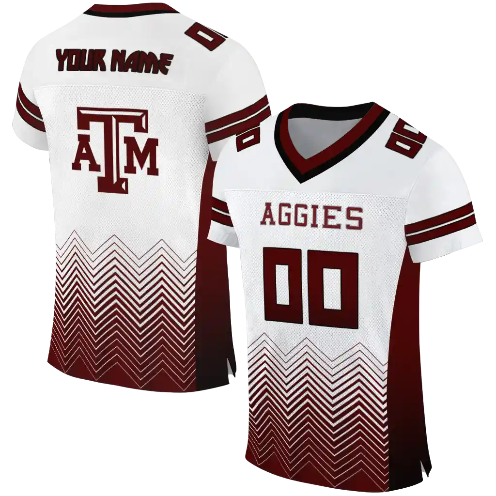 customized texas am aggies halftone sweep white black jersey best selling customized texas am aggies halftone sweep white black jersey best selling