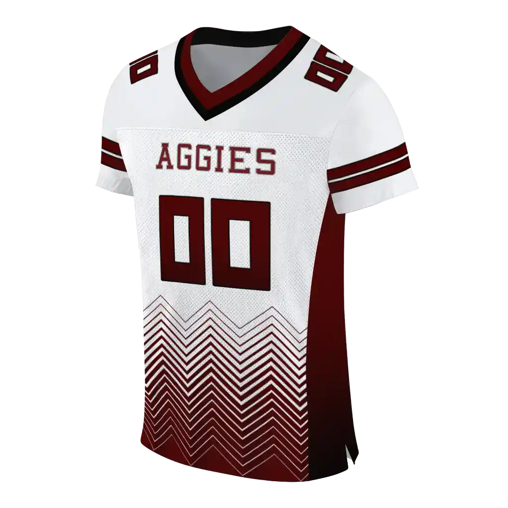 customized texas am aggies halftone sweep white black jersey fashion forward customized texas am aggies halftone sweep white black jersey fashion forward