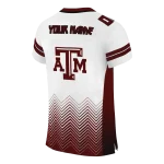 customized texas am aggies halftone sweep white black jersey best selling