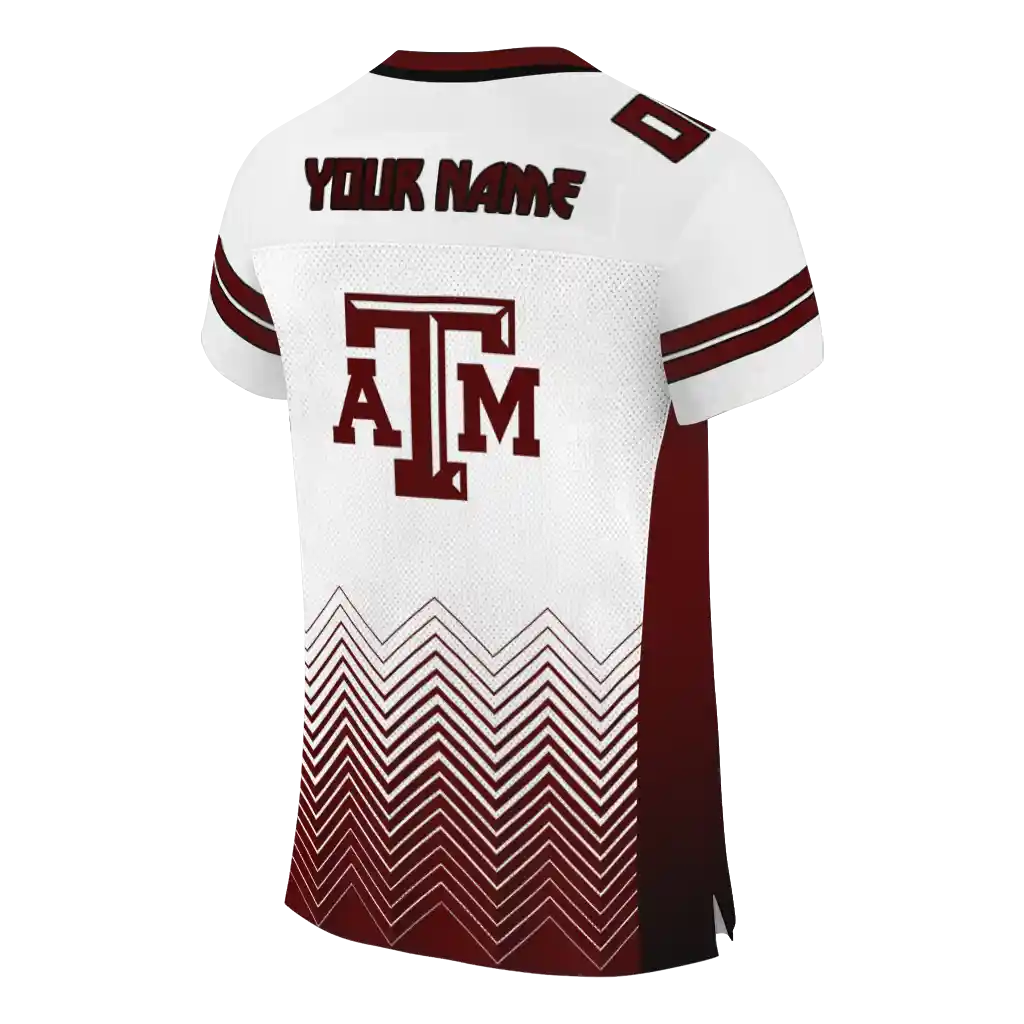customized texas am aggies halftone sweep white black jersey high quality customized texas am aggies halftone sweep white black jersey high quality