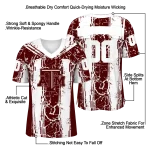 customized texas am aggies rugged stripes maroon jersey best selling