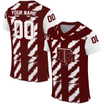 customized texas am aggies stripe block maroon jersey best selling