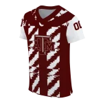 customized texas am aggies stripe block maroon jersey best selling