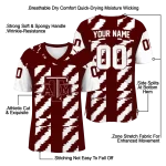 customized texas am aggies stripe block maroon jersey best selling
