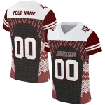 customized texas am aggies tire arrows maroon black white jersey best selling
