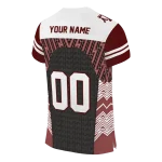 customized texas am aggies tire arrows maroon black white jersey best selling