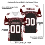 customized texas am aggies tire arrows maroon black white jersey best selling