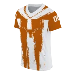 customized texas longhorns striped texture orange jersey best selling