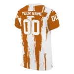 customized texas longhorns striped texture orange jersey best selling