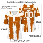 customized texas longhorns striped texture orange jersey best selling
