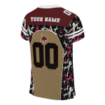 customized texas state bobcats brushstroke xs gold black jersey best selling