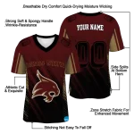 customized texas state bobcats halftone flow maroon black jersey best selling