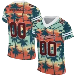 customized texas state bobcats horizon palm sunset jersey best selling