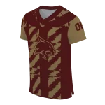 customized texas state bobcats stripe block maroon jersey best selling