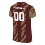 customized texas state bobcats stripe block maroon jersey best selling
