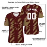 customized texas state bobcats stripe block maroon jersey best selling