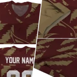customized texas state bobcats stripe block maroon jersey best selling