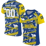 customized toledo rockets camo shatter blue jersey best selling
