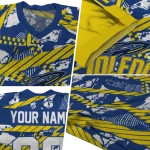 customized toledo rockets camo shatter blue jersey best selling