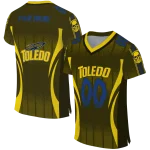 customized toledo rockets dynamic dots gold jersey best selling
