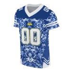 customized toledo rockets mirrored pattern blue jersey best selling