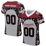 customized troy trojans brushstroke xs grey black jersey best selling