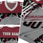 customized troy trojans brushstroke xs grey black jersey best selling