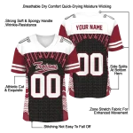 customized troy trojans tire arrows red black white jersey best selling
