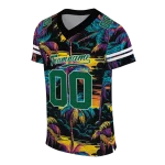 customized tulane green wave sundown palm jersey best selling