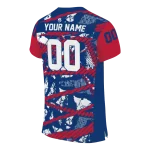 customized tulsa golden hurricane camo shatter blue jersey best selling