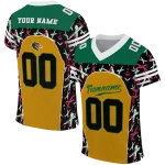 customized uab blazers brushstroke xs gold black jersey best selling