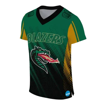 customized uab blazers halftone flow green black jersey fashion forward