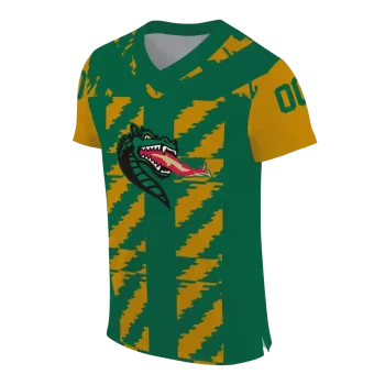 customized uab blazers stripe block green jersey fashion forward