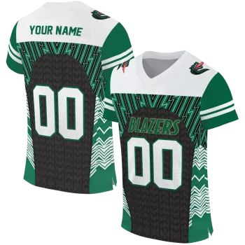 customized uab blazers tire arrows green black white jersey best selling