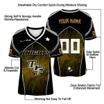 customized ucf knights halftone slant gold black jersey best selling