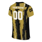 customized ucf knights striped texture gold jersey best selling