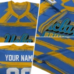 customized ucla bruins art stripe blue jersey best selling