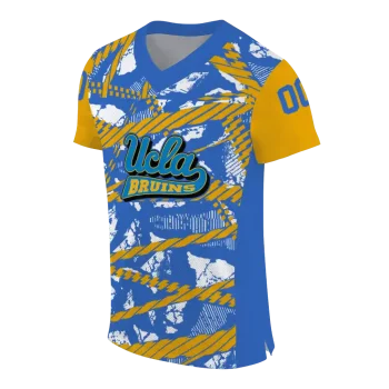 customized ucla bruins camo shatter blue jersey fashion forward