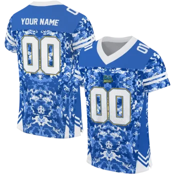 customized ucla bruins mirrored pattern blue jersey best selling
