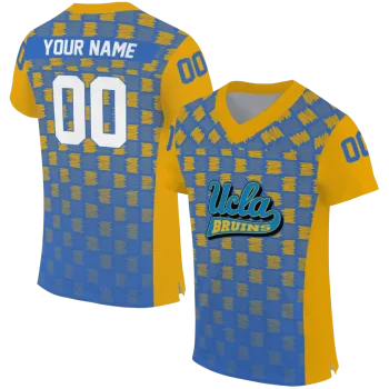 customized ucla bruins stacked rectangle blue jersey best selling