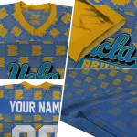 customized ucla bruins stacked rectangle blue jersey best selling