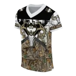 customized uconn huskies antler skull camouflage hunting jersey best selling