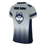 customized uconn huskies halftone sweep grey black jersey best selling