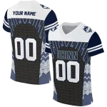 customized uconn huskies tire arrows blue black white jersey best selling