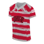 customized unlv rebels art stripe red jersey best selling