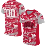 customized unlv rebels camo shatter red jersey best selling
