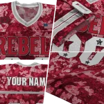 customized unlv rebels camouflage abstract red jersey best selling