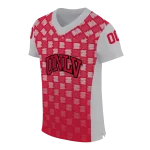customized unlv rebels stacked rectangle red jersey best selling