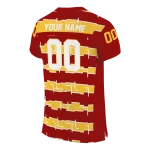 customized usc trojans layered grids red jersey best selling